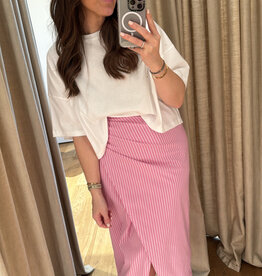 Les Soeurs Ervin Skirt Pink Striped