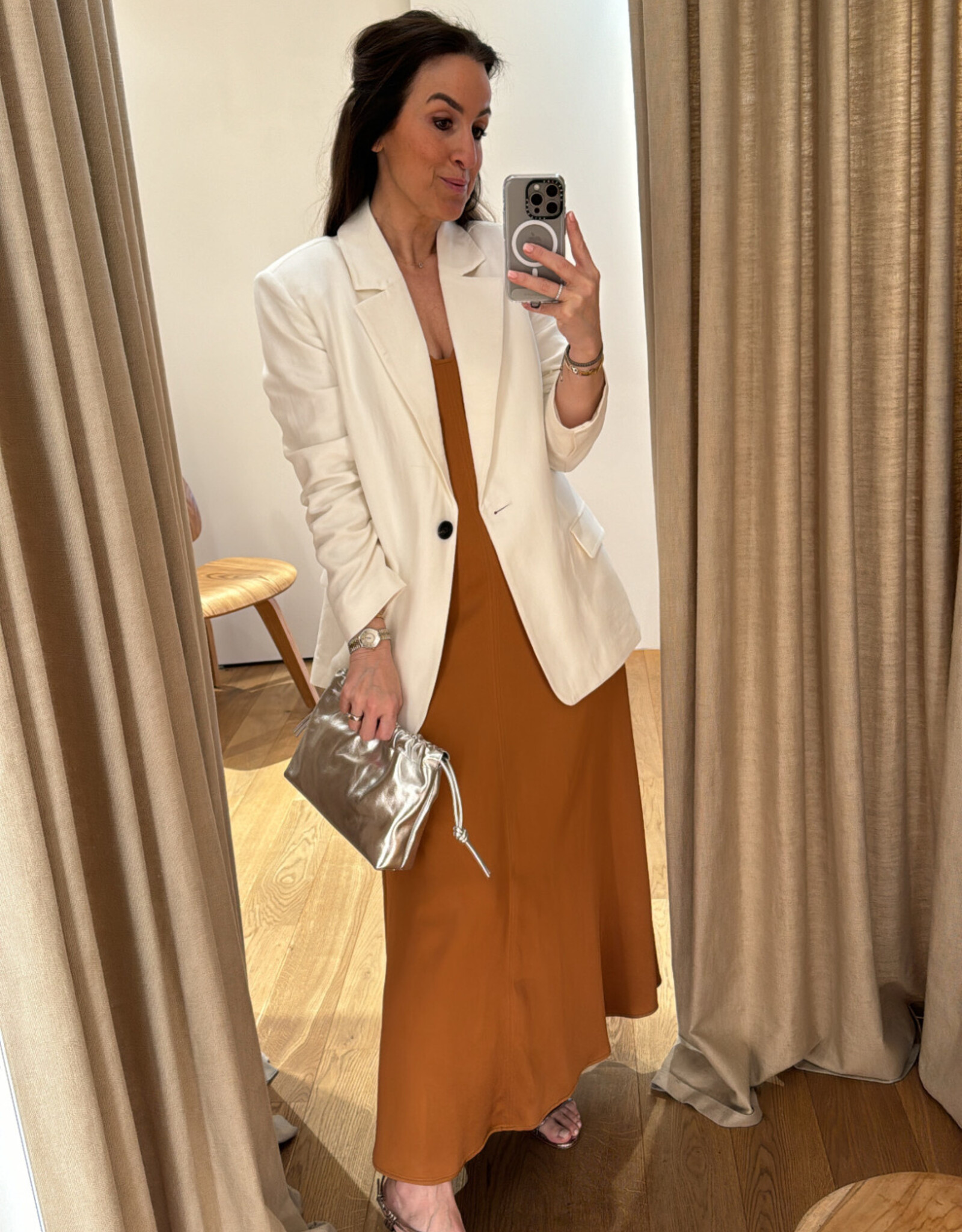 Drykorn Maeva Dress Copper Brown
