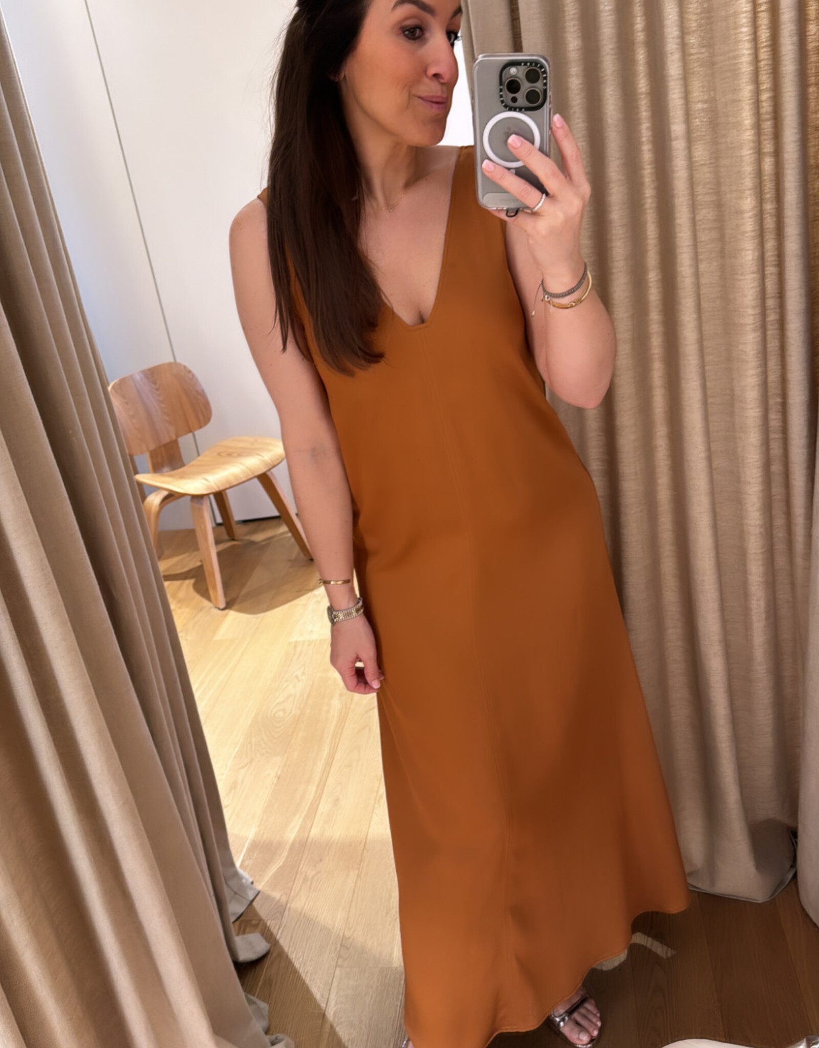 Drykorn Maeva Dress Copper Brown