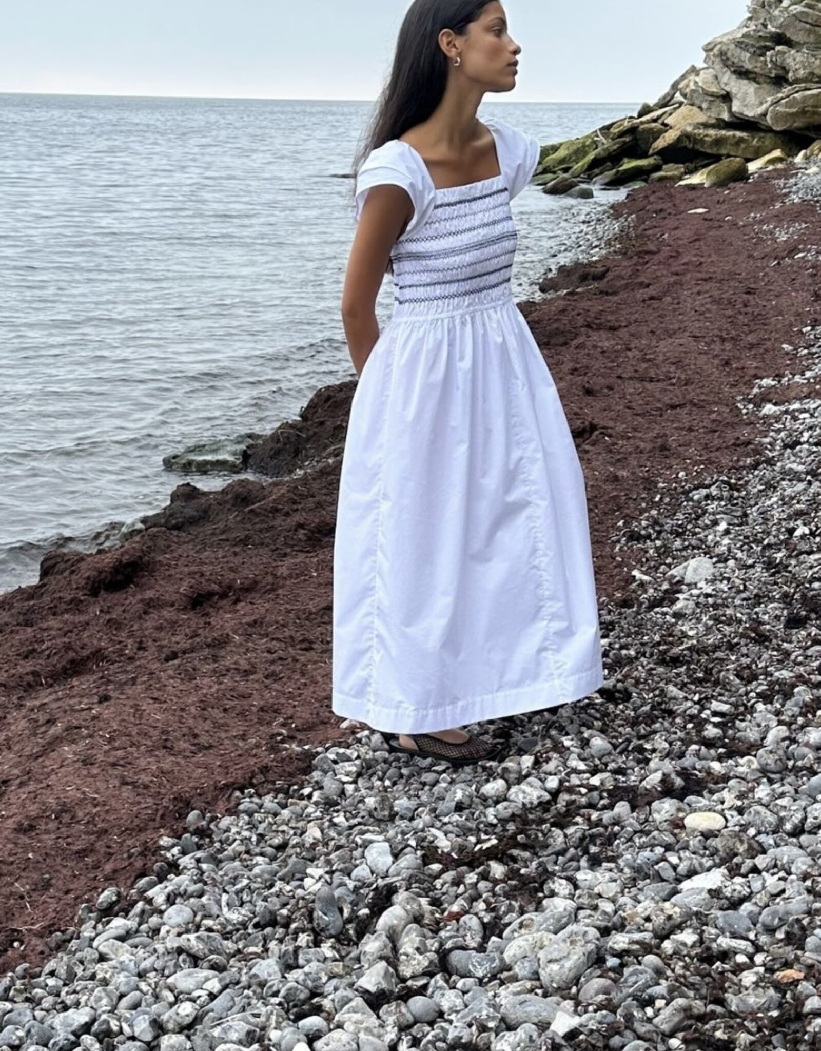 Levete Room Giovana 1 Dress White Black