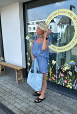 La Rouge Julia Top Blue Stripe