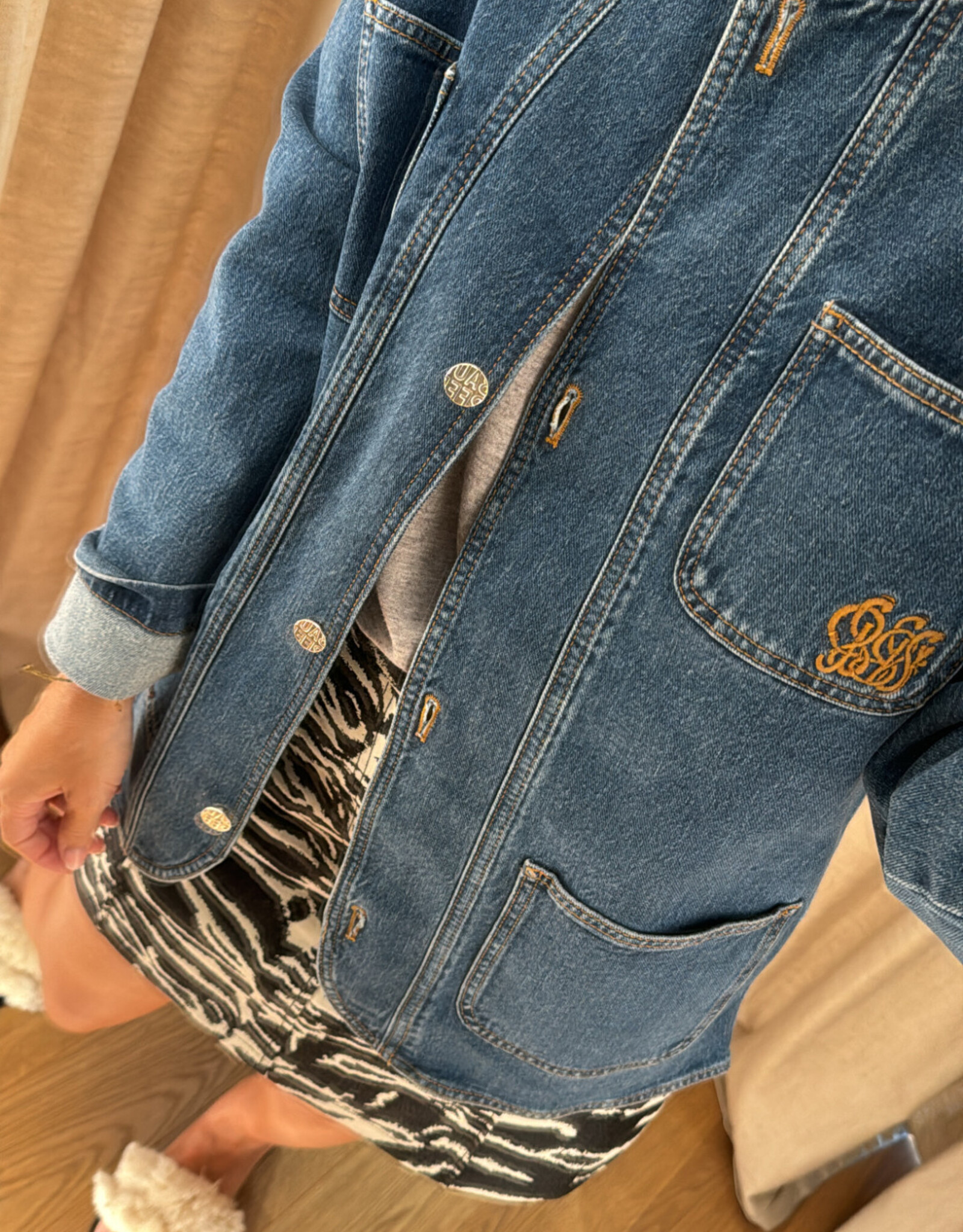 Baum und Pferdgarten Beata Blue Denim Jacket