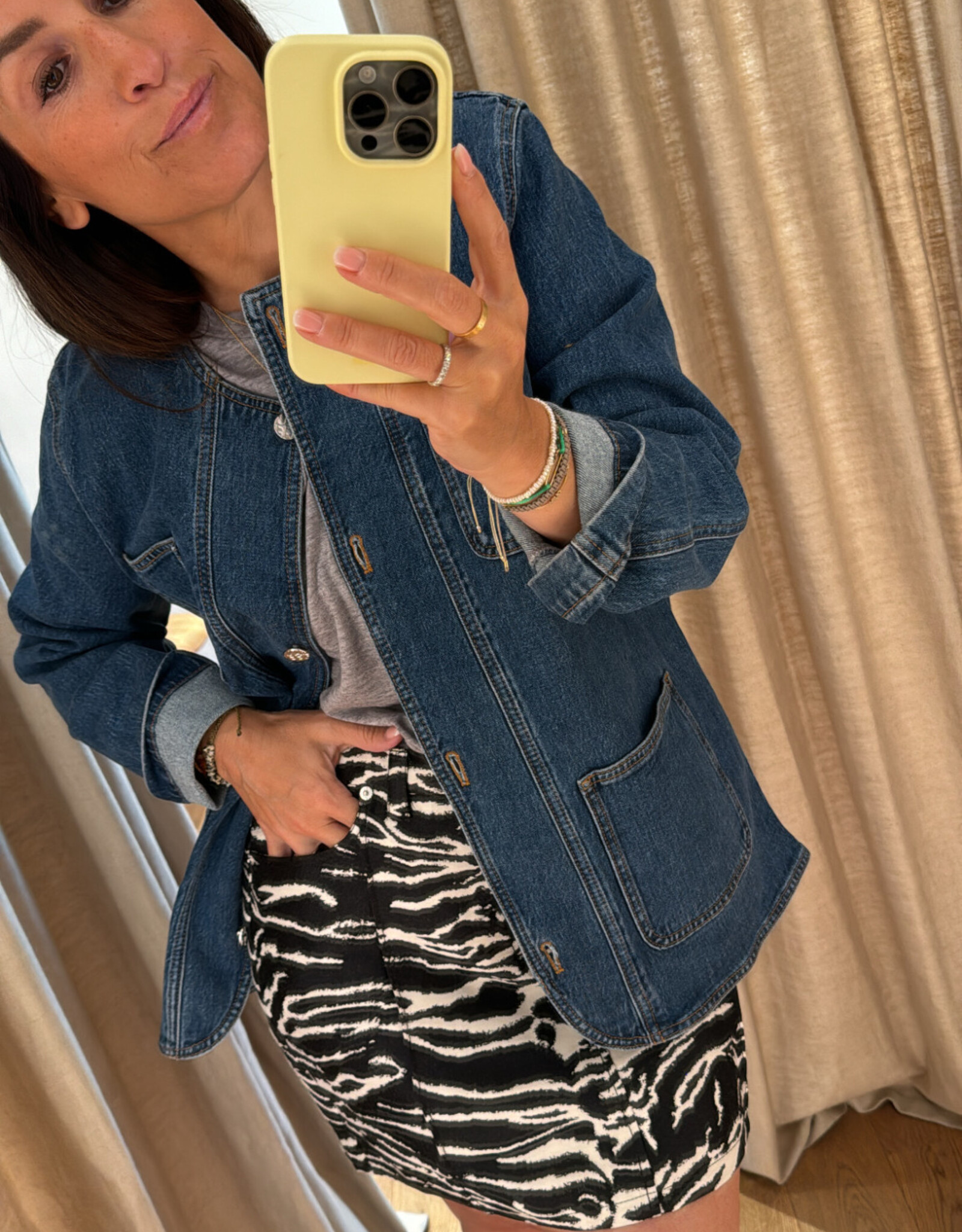 Baum und Pferdgarten Beata Blue Denim Jacket