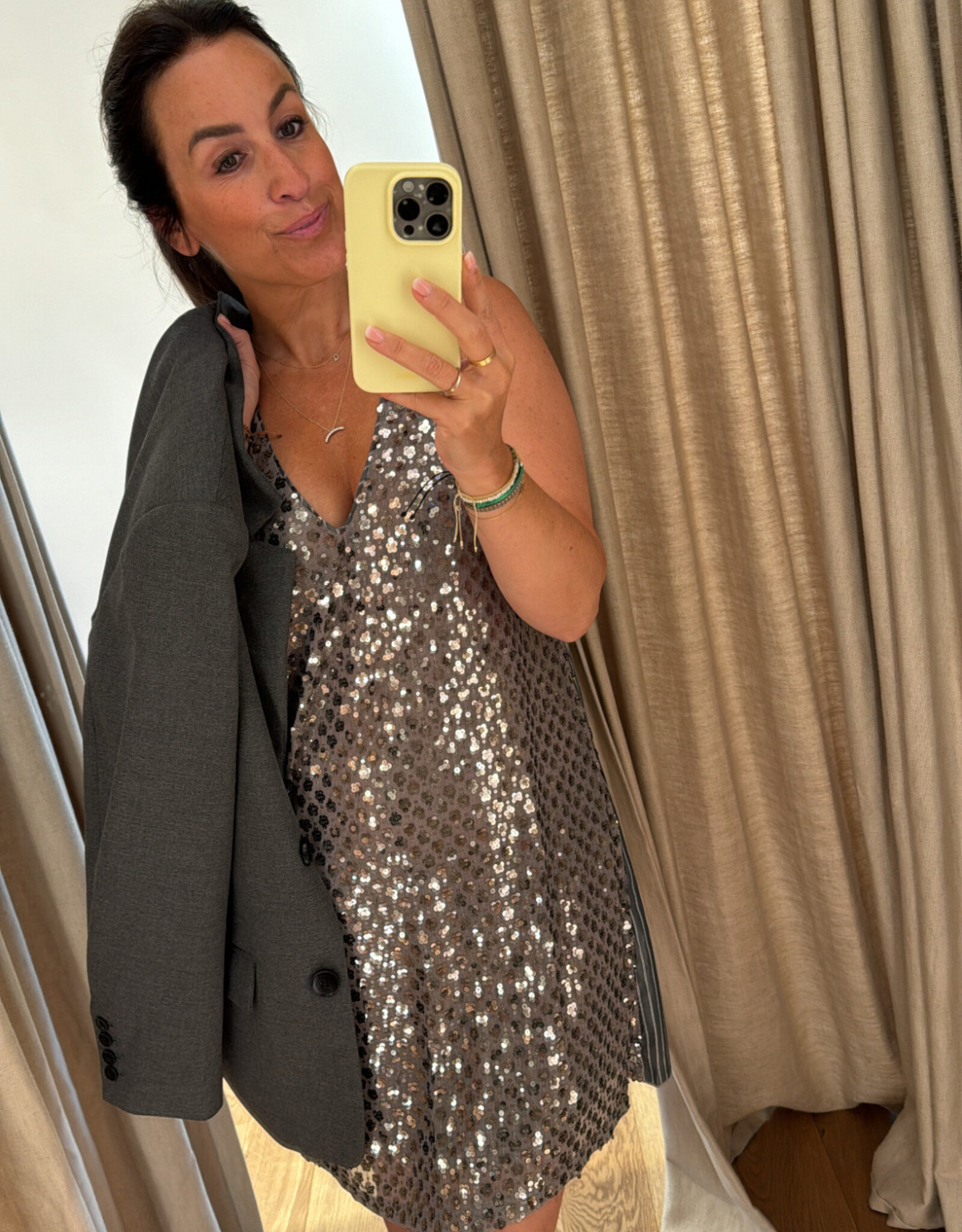 Baum und Pferdgarten Jolietta Dress Silver Flower Sequins