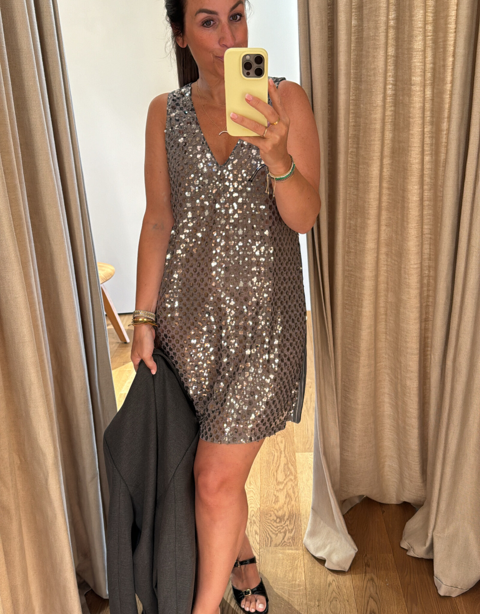 Baum und Pferdgarten Jolietta Dress Silver Flower Sequins
