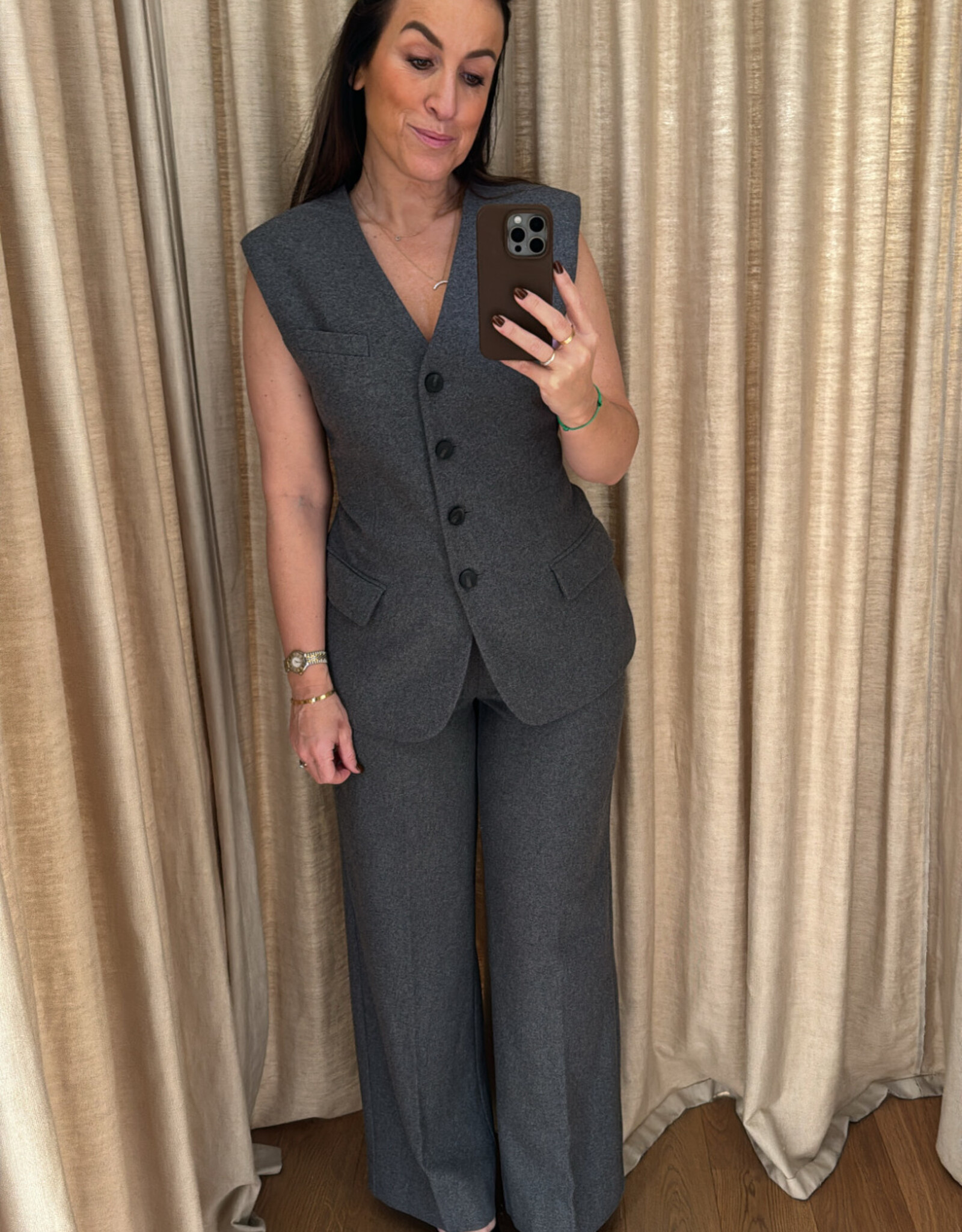 Second Female Daze Waistcoat Grey