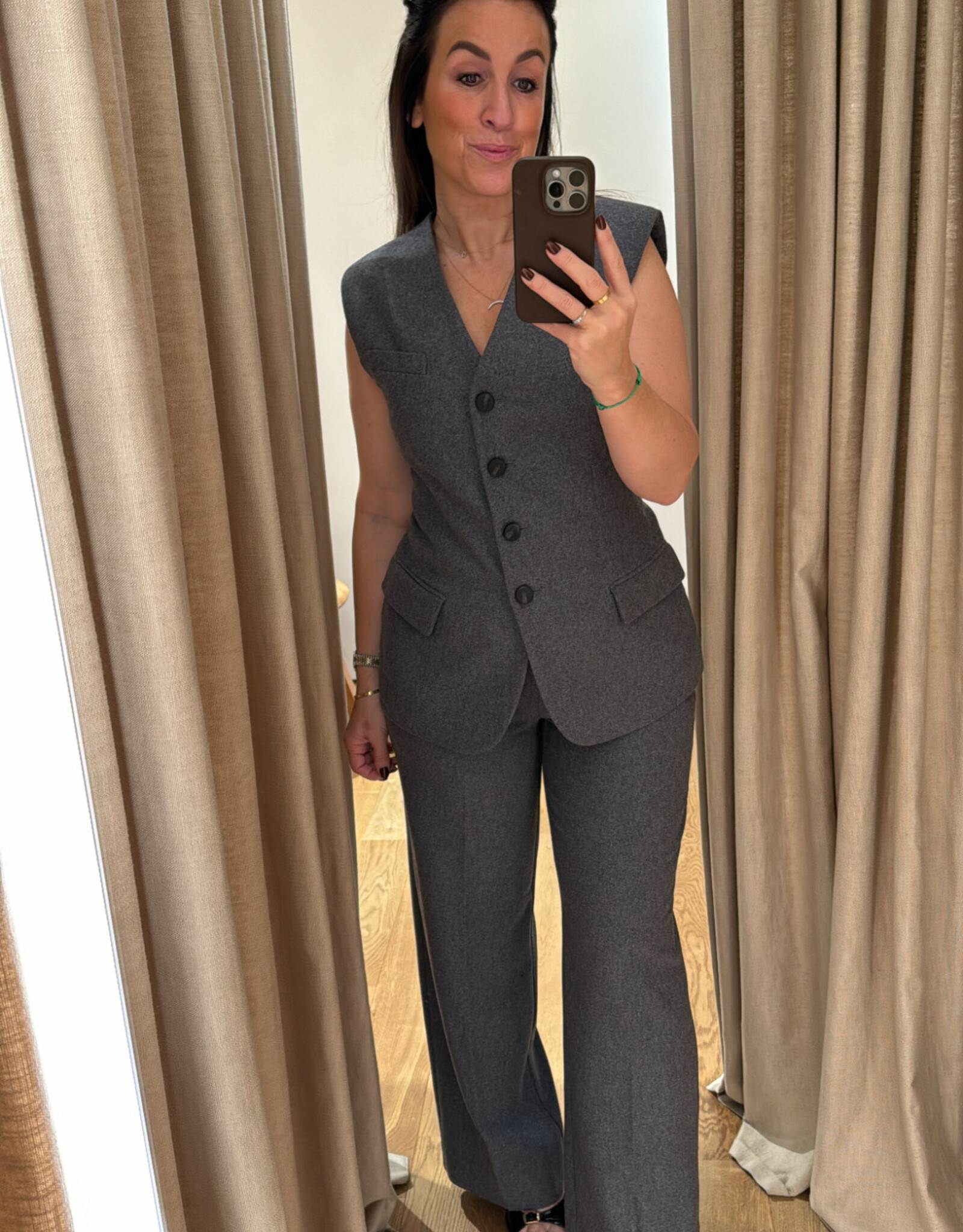 Second Female Daze Waistcoat Grey