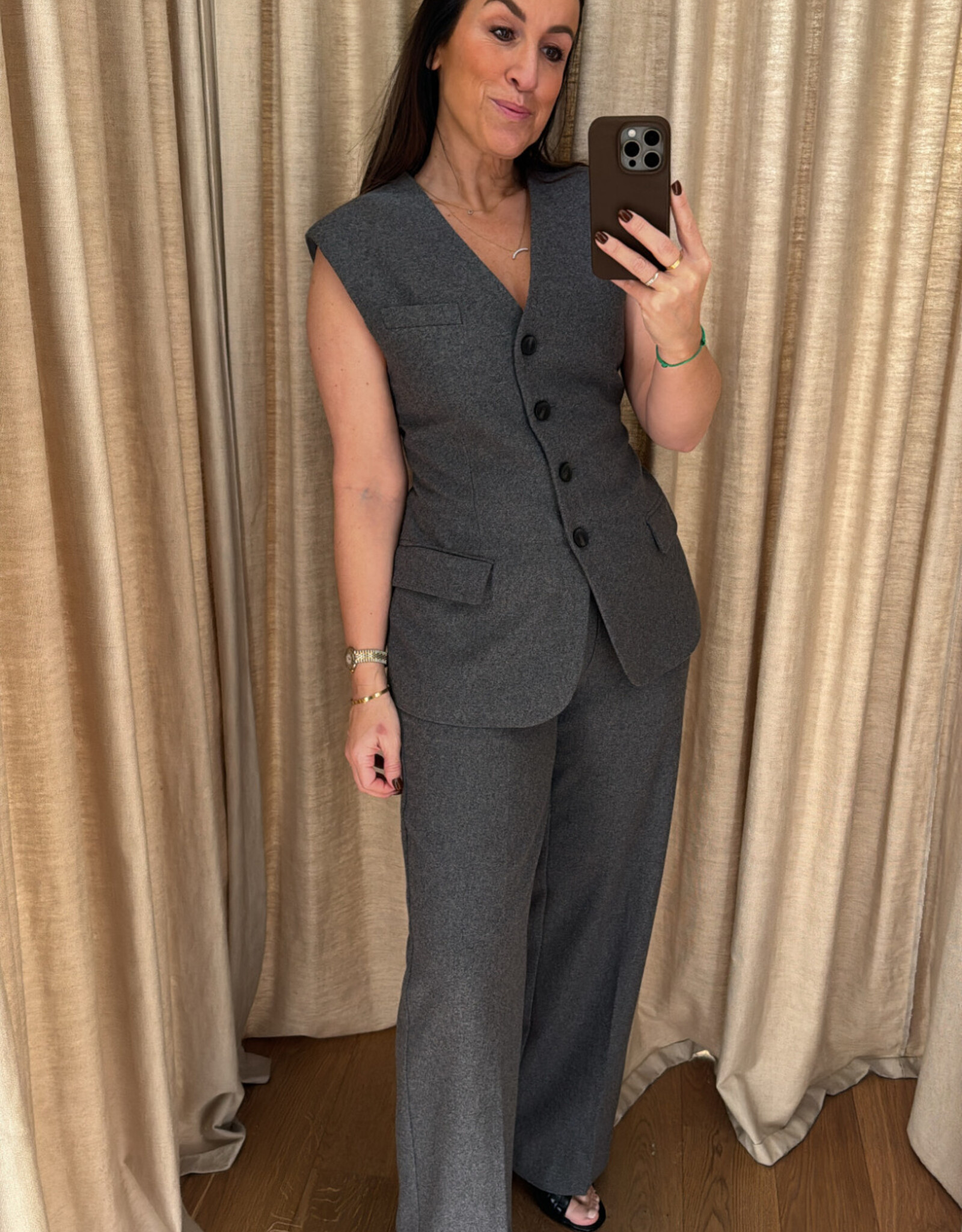 Second Female Daze Waistcoat Grey