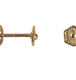 Betty Bogaers Antique Honeycomb Stud Earring per stuk