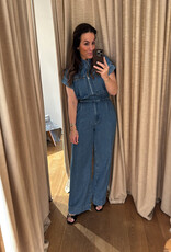 Chptr S Prowess Jumpsuit Blue Denim