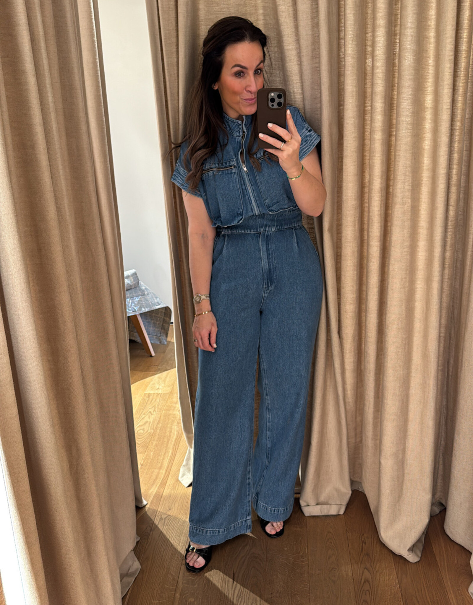 Chptr S Prowess Jumpsuit Blue Denim
