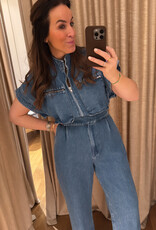 Chptr S Prowess Jumpsuit Blue Denim