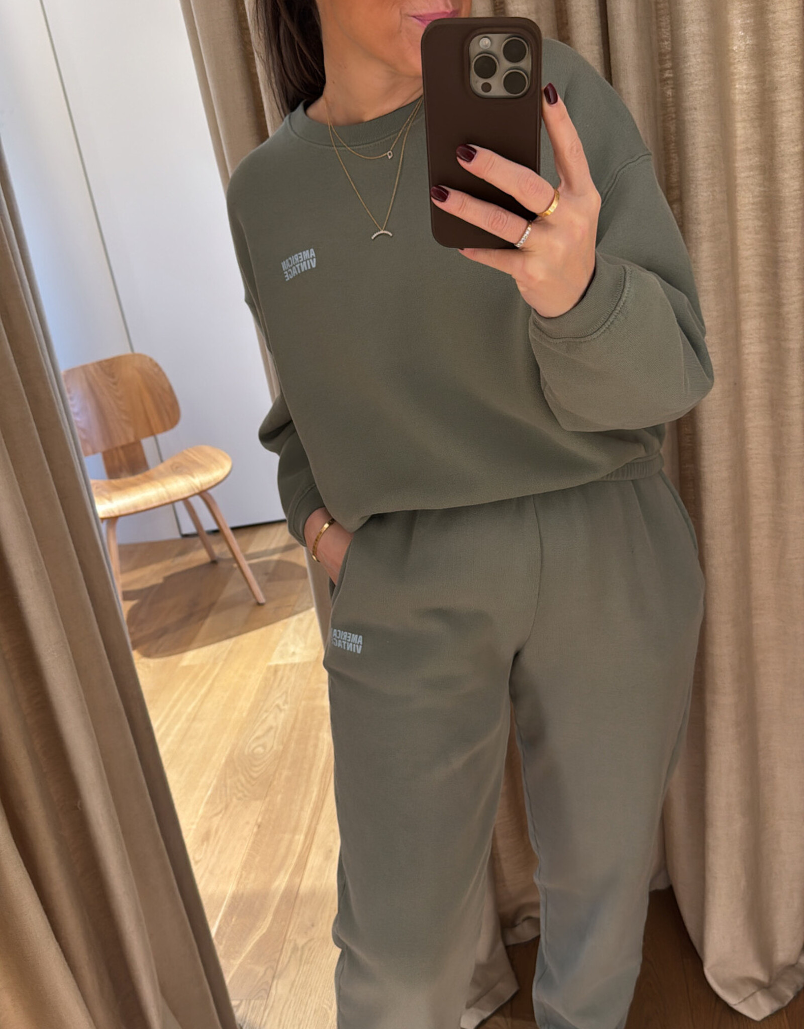American Vintage Izubird Joggers Argile Vintage
