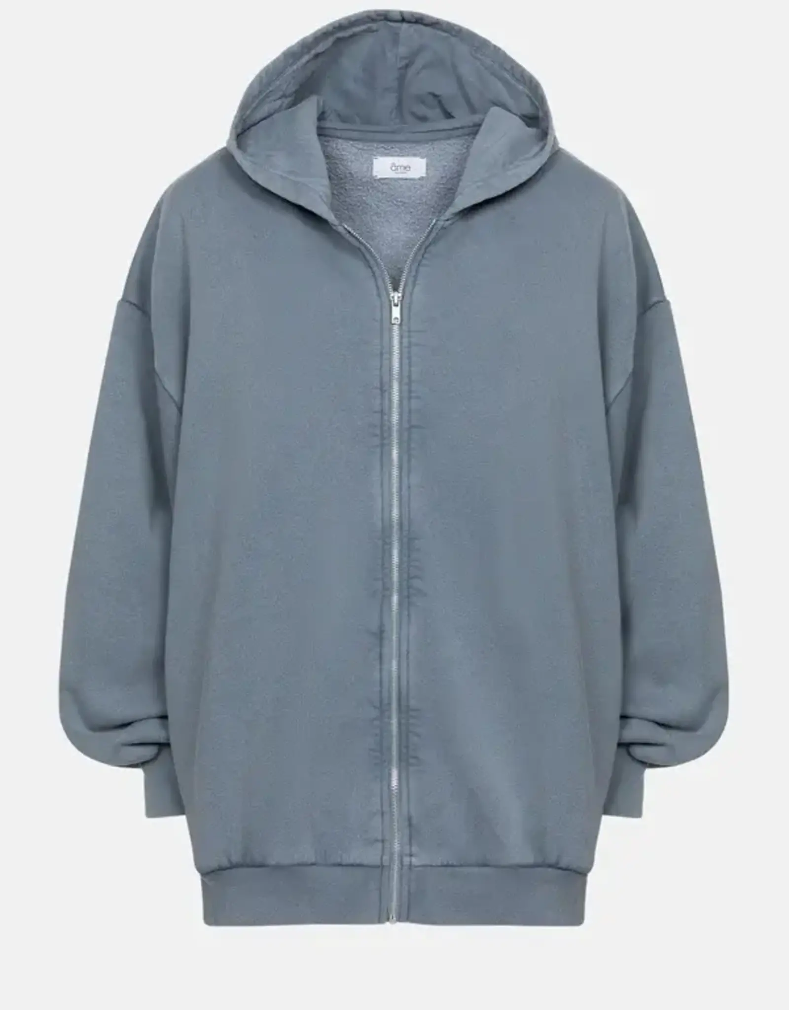 Âme Cooper Hoodie with zip Vintage Grey