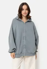 Âme Cooper Hoodie with zip Vintage Grey
