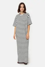 Âme Eva Dress Black Striped
