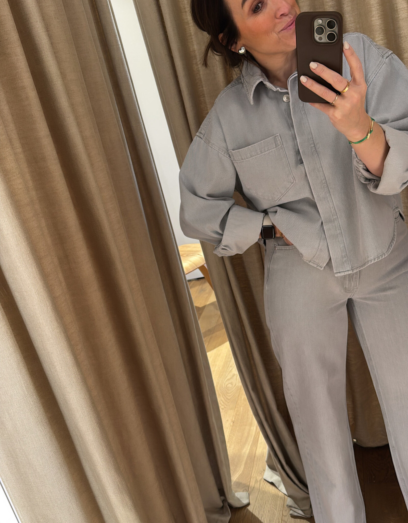 Second Female Denira Shirt Light Grey