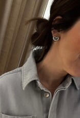Nilu Heart Silver per paar