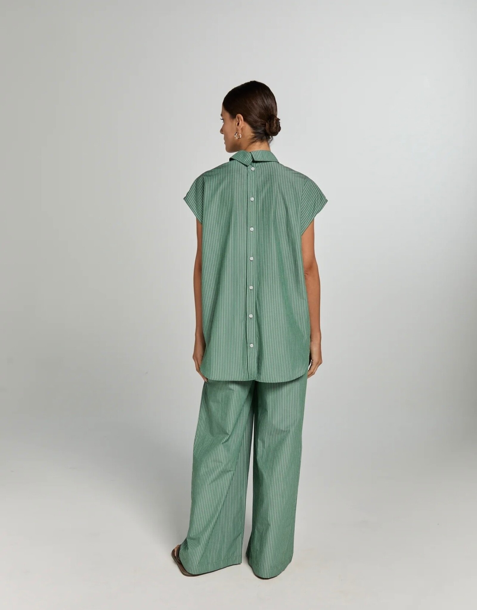 Liv The Label Alba Shirt Green White
