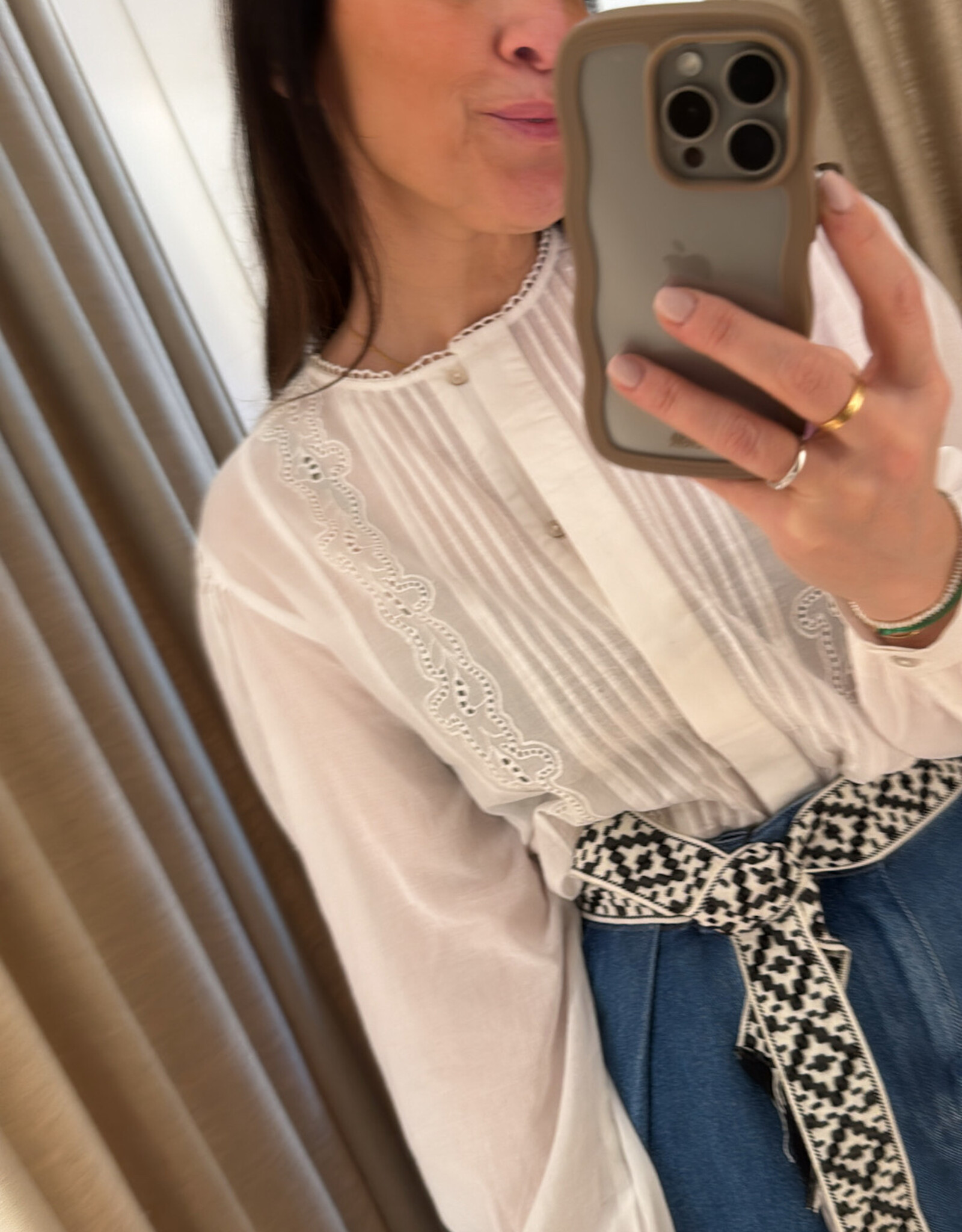 The New Society Nemea Blouse White