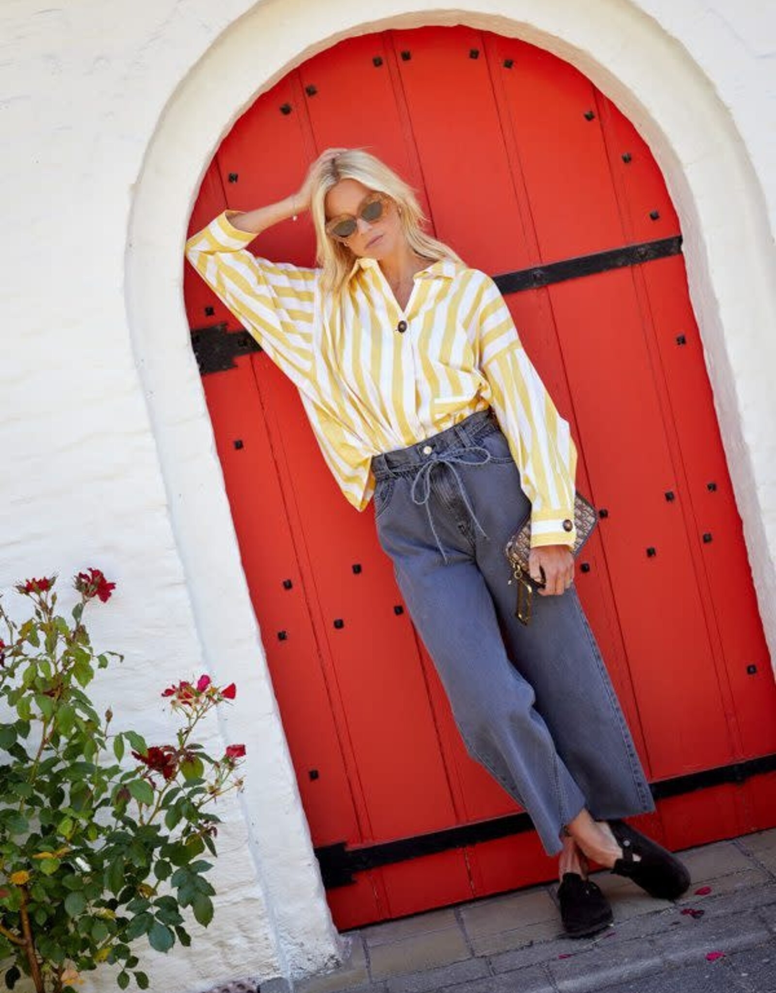 Studio Clique Victoria Denim Pants Grey