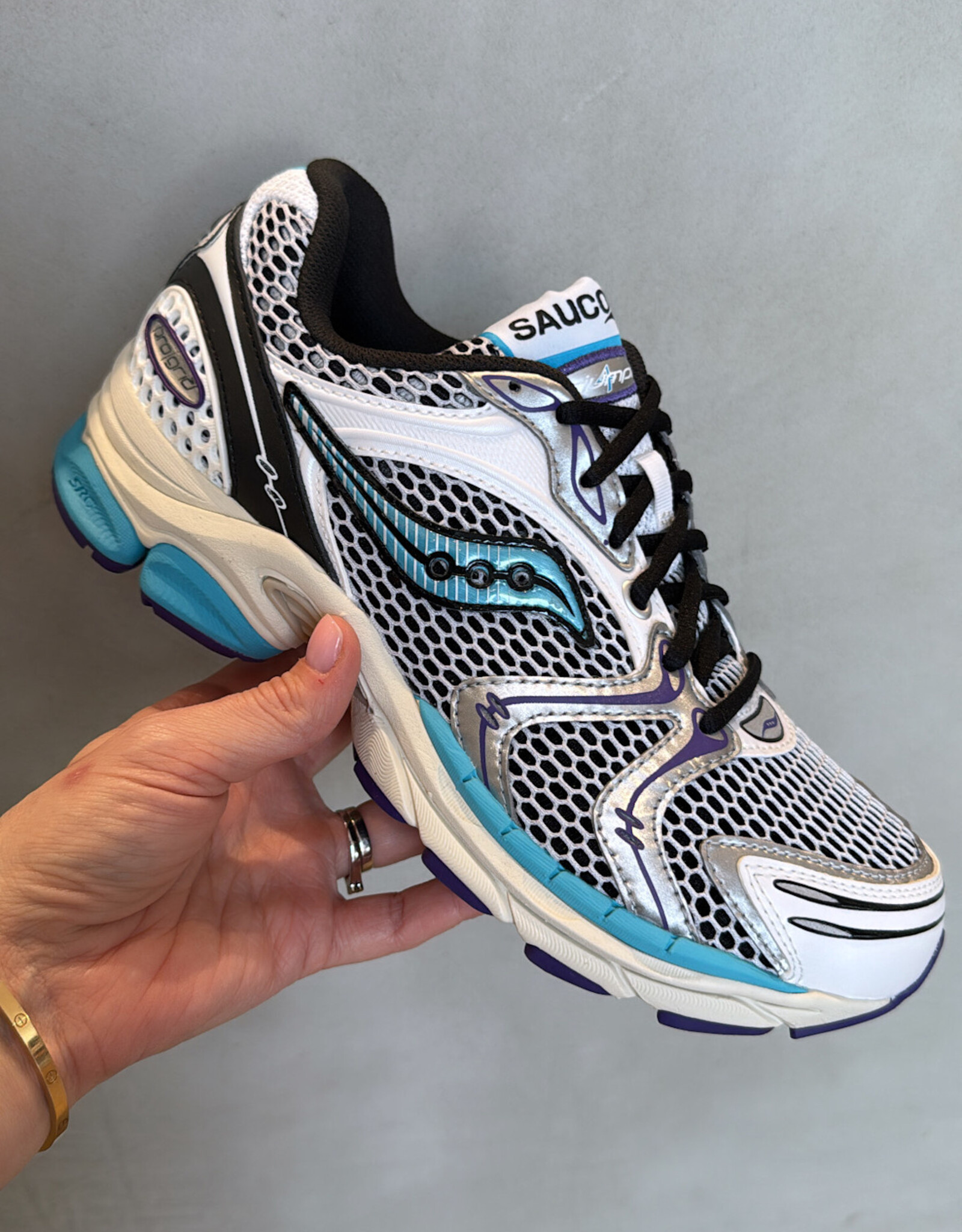 Saucony Progrid Triumph 4 White Blue