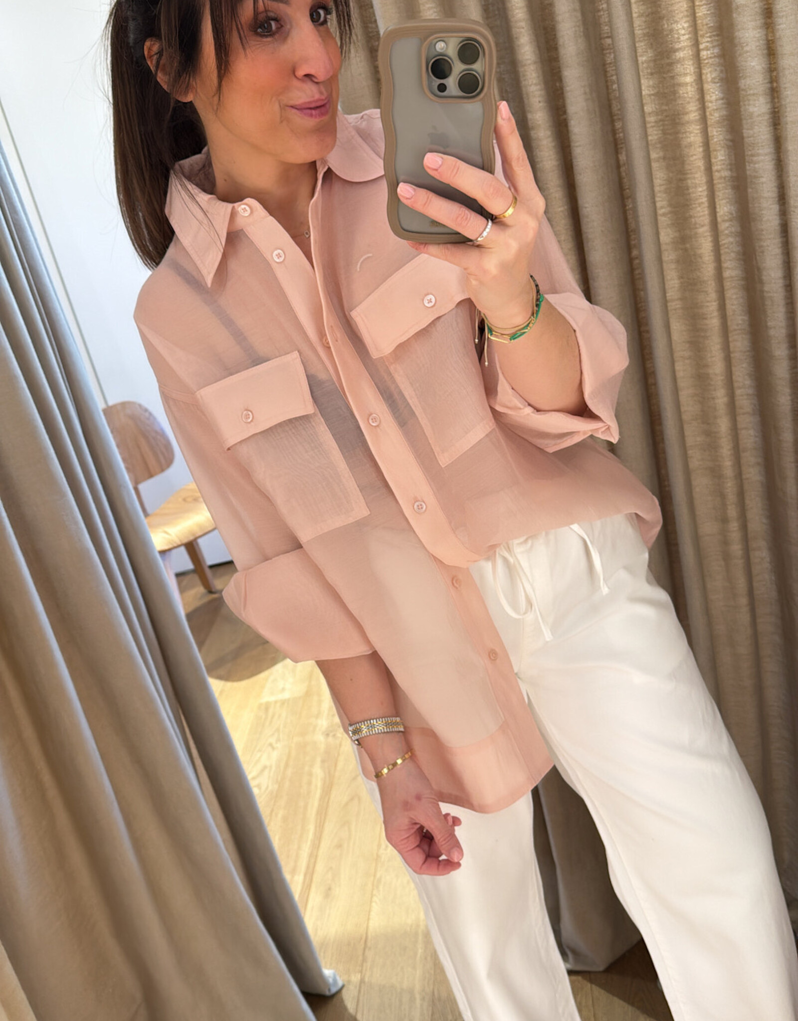 Edited Mabel Trousers Optic White