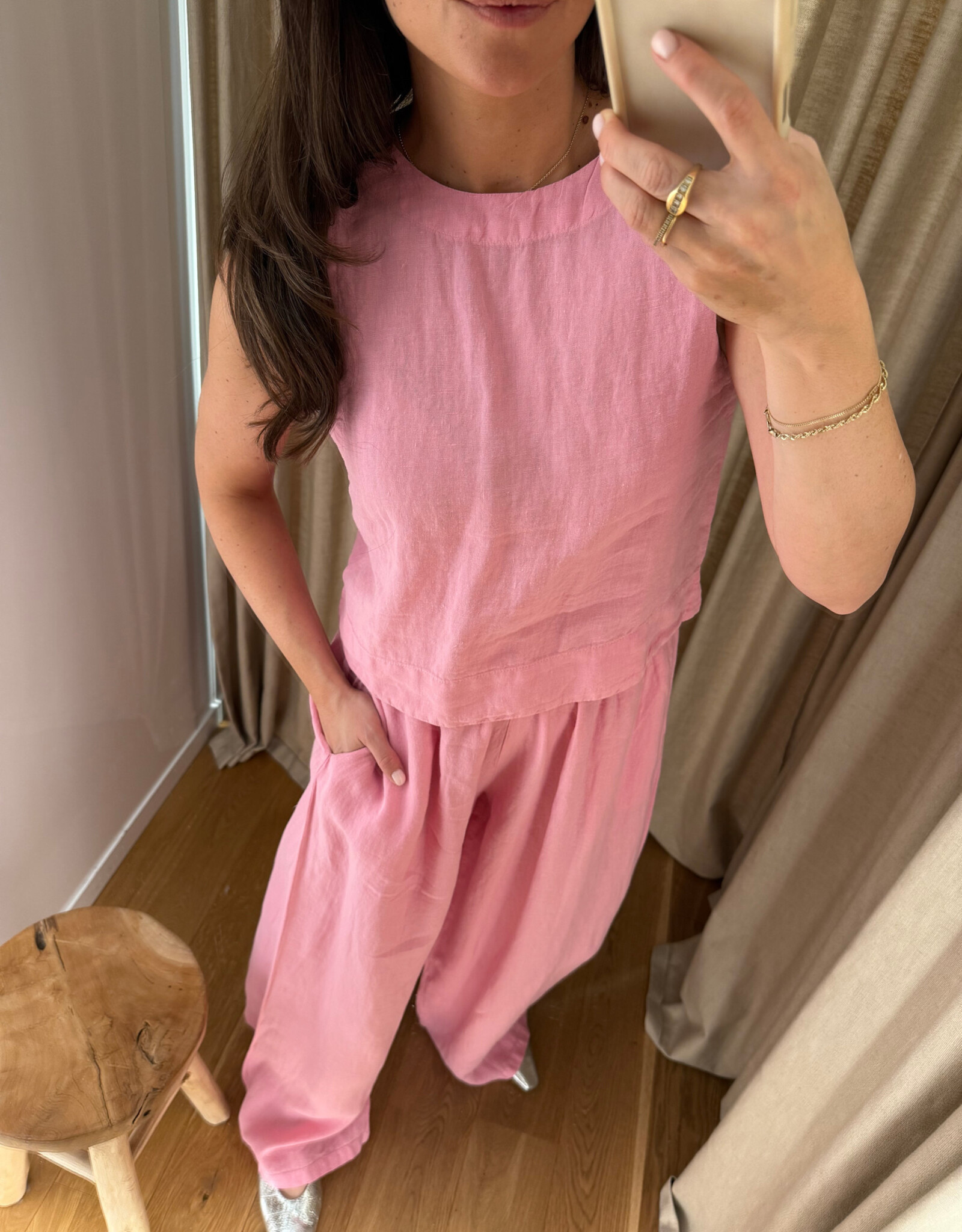 The New Society Hera Trousers Hibiscus