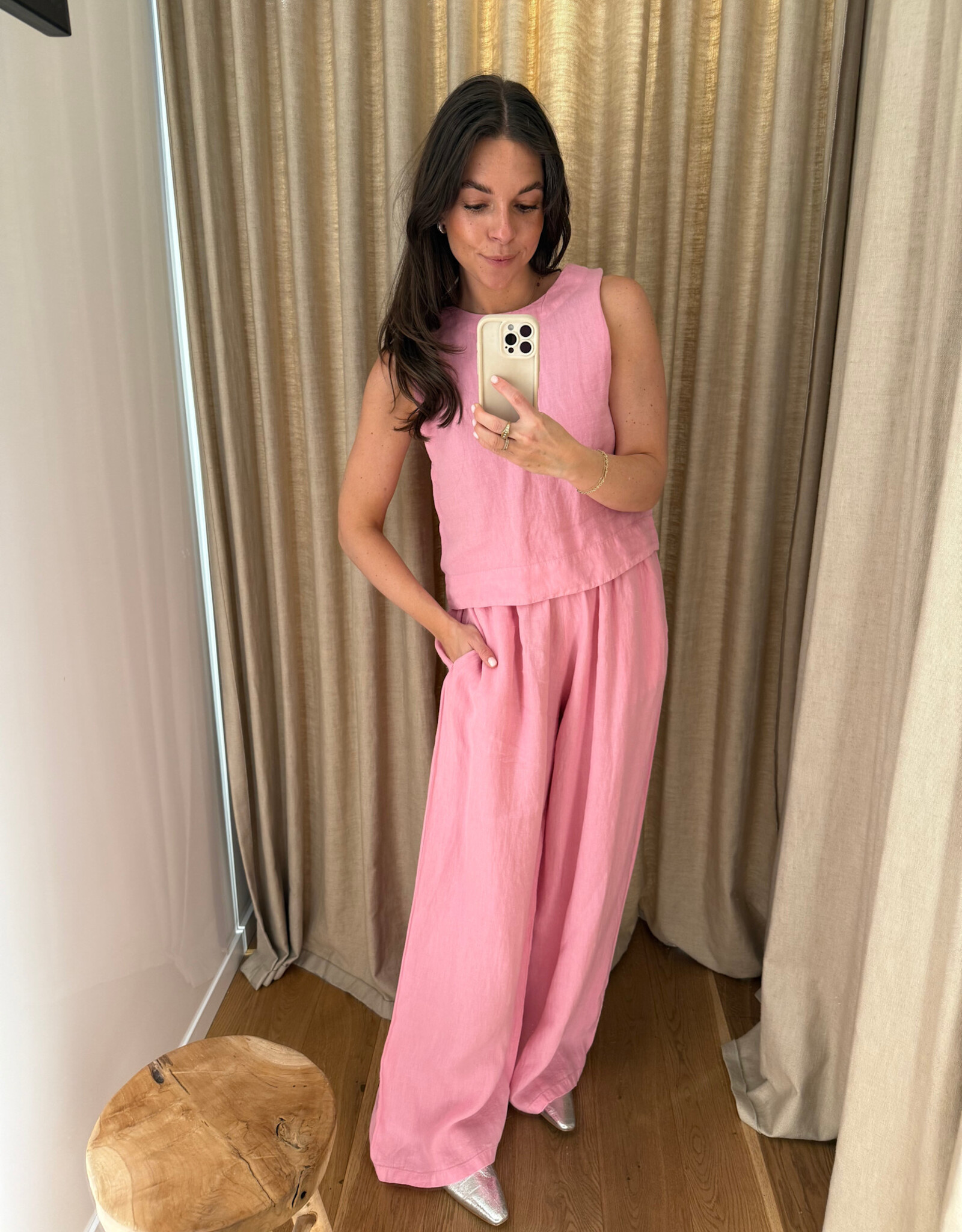 The New Society Hera Trousers Hibiscus
