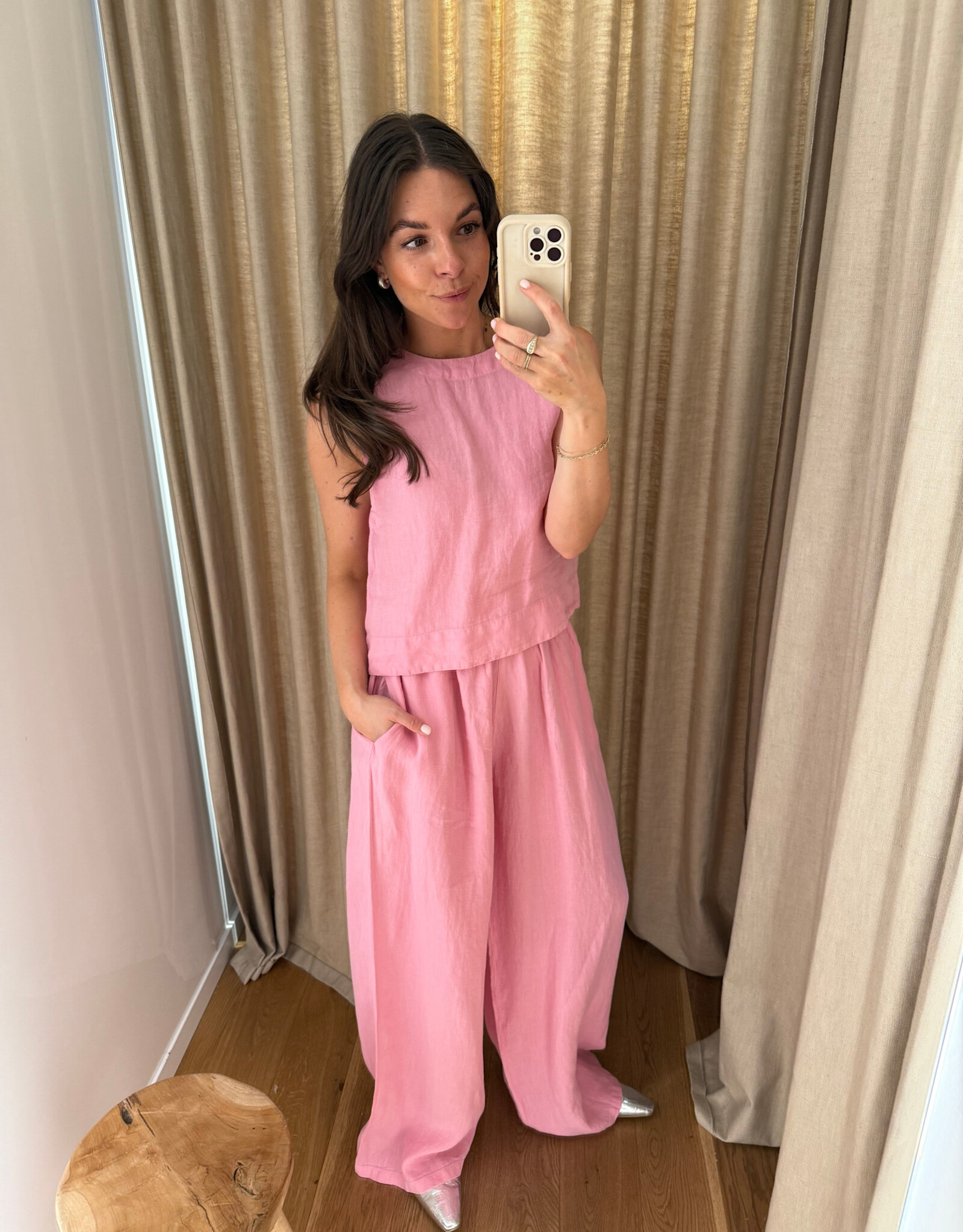 The New Society Hera Trousers Hibiscus
