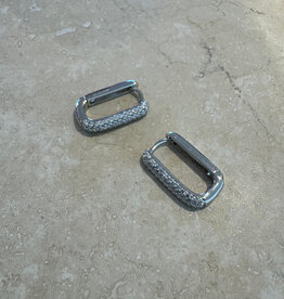 TamCode Michelle Earring Silver per stuk