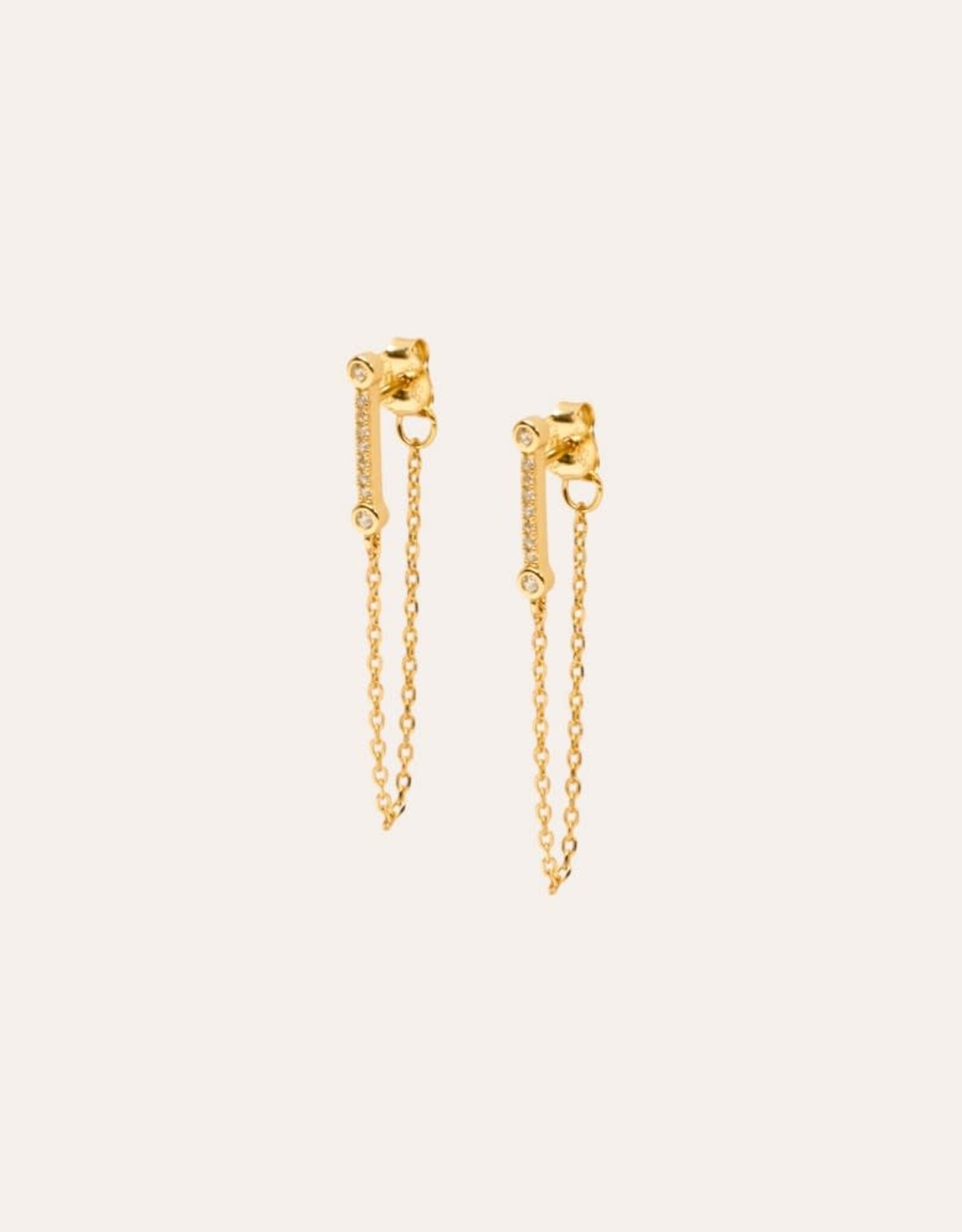 TamCode Monica Earring Gold per stuk