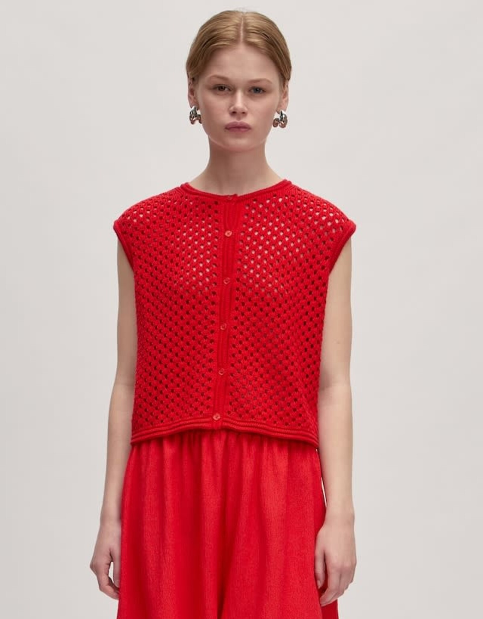 Edited Mina Top Red