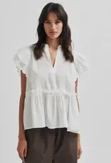 Second Female Terra Frill Top White