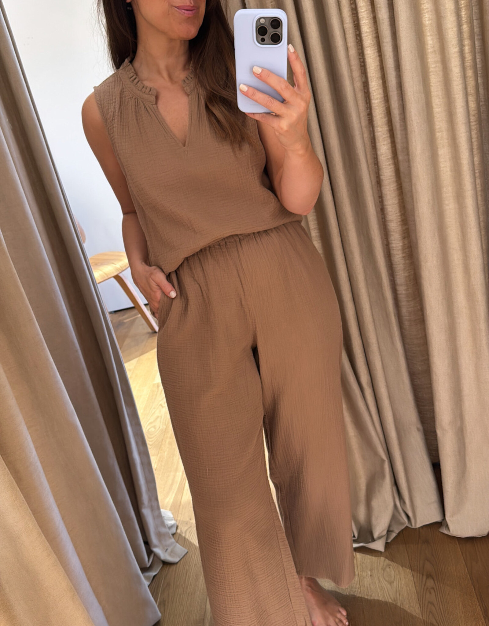 Rails Christy Top Taupe