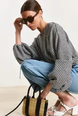 Studio Clique Cassie Blouse Black White