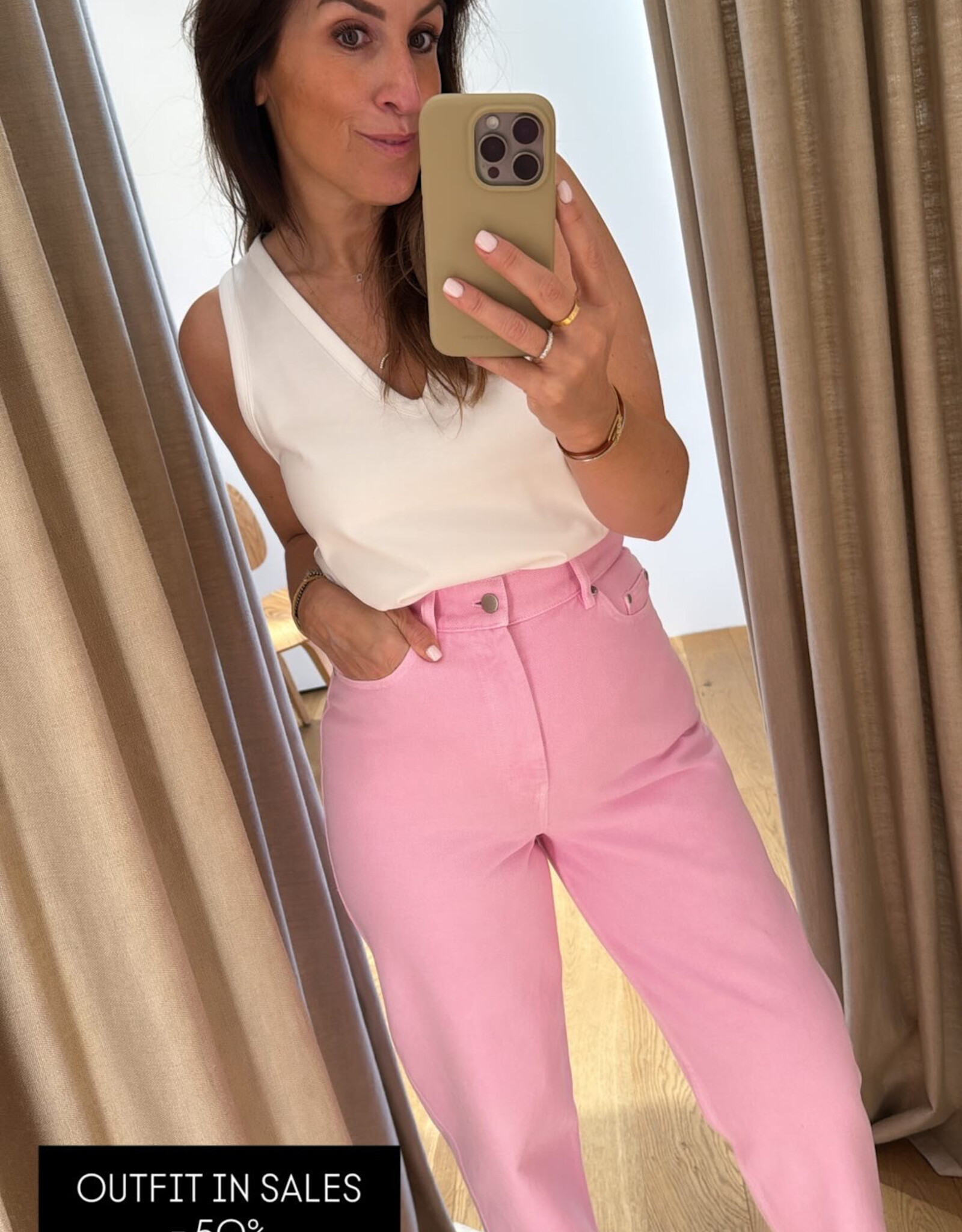 Collectors Club Paleo Jeans Pink
