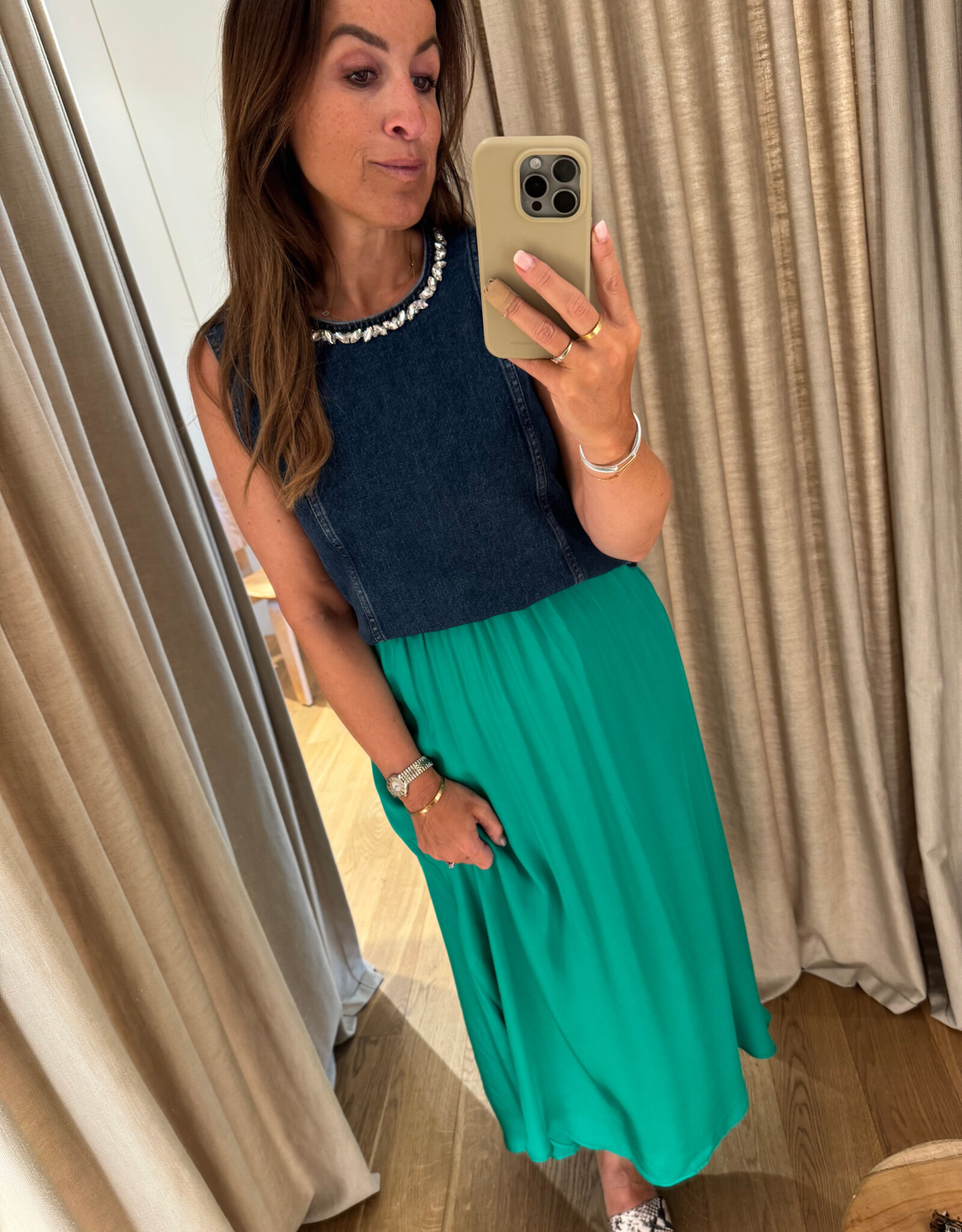 American Vintage Bovalow Skirt Green