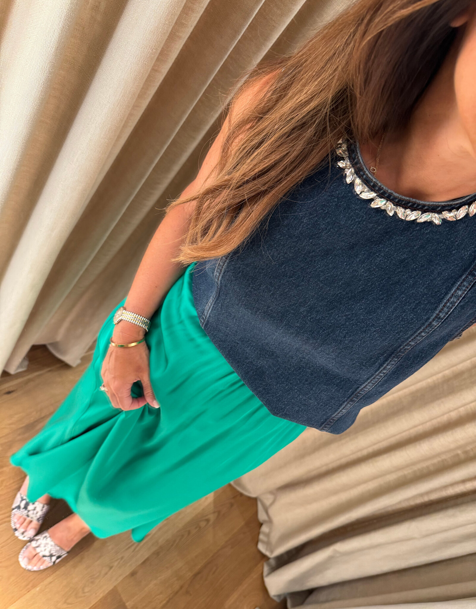 American Vintage Bovalow Skirt Green