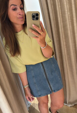 Edited Seetha Denim Skirt Mid Blue