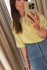 Edited Seetha Denim Skirt Mid Blue