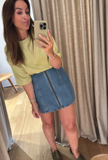 Edited Seetha Denim Skirt Mid Blue