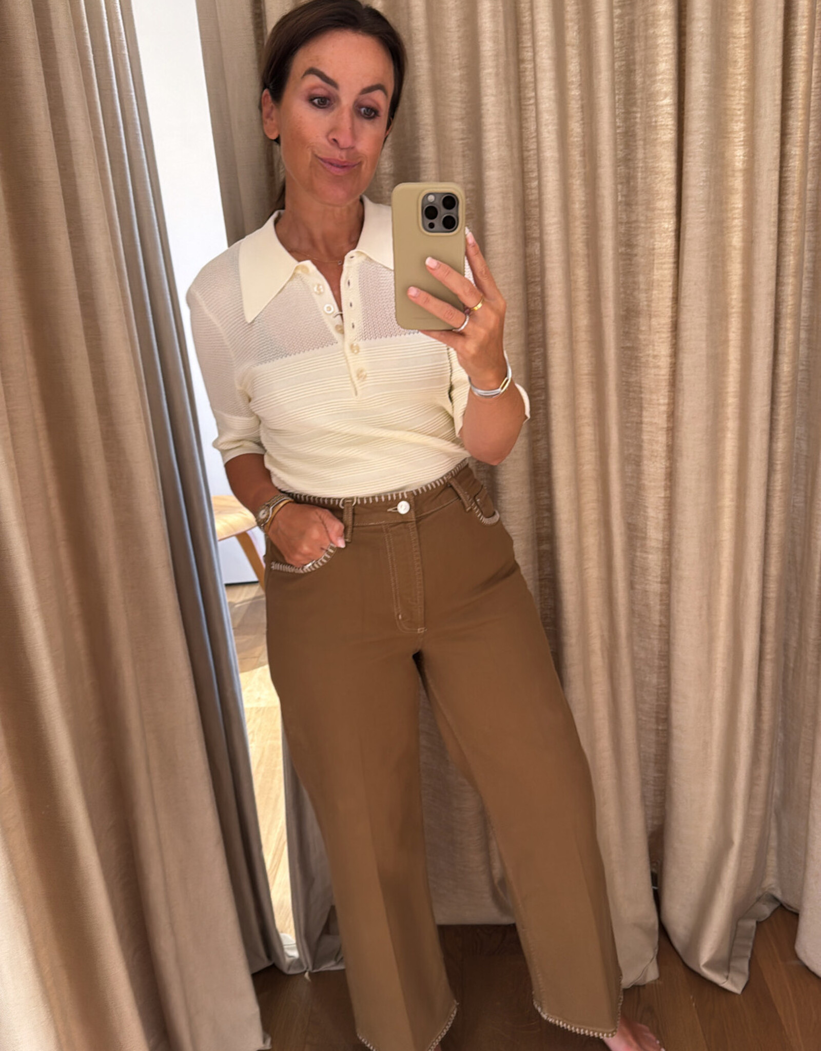Rails Getty Pants Safari Embroidered
