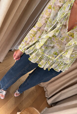 Baum und Pferdgarten Mikaela Blouse Sunny Lime Flower