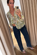 Baum und Pferdgarten Mikaela Blouse Sunny Lime Flower
