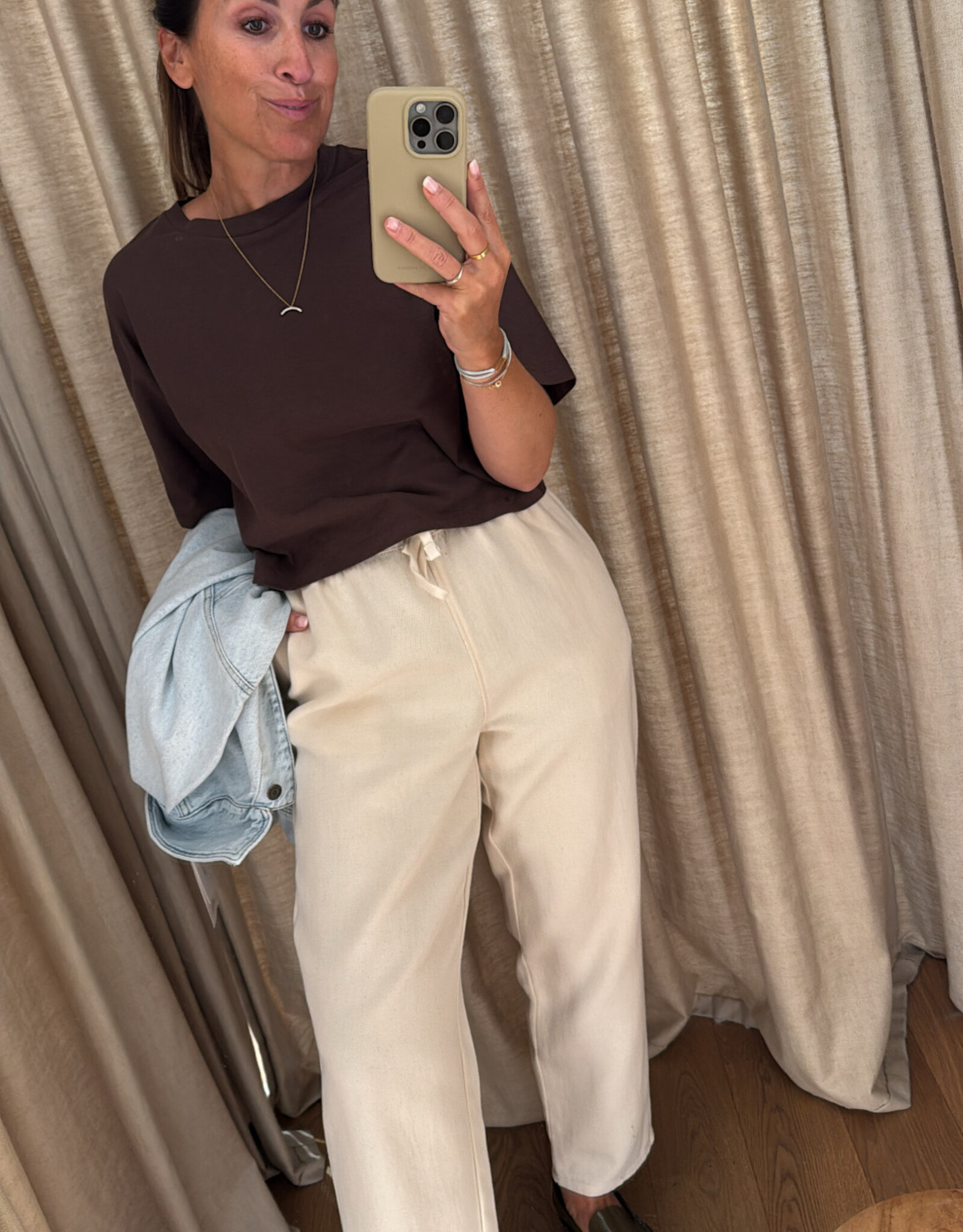 American Vintage Afaz Pants Ecru