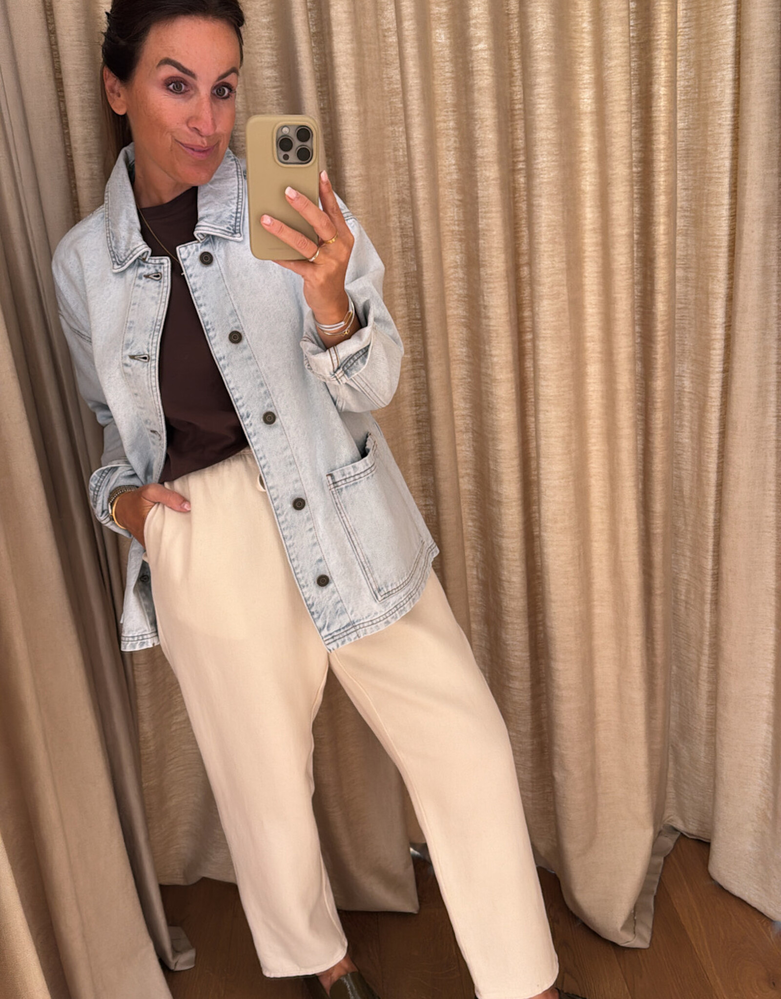 American Vintage Afaz Pants Ecru