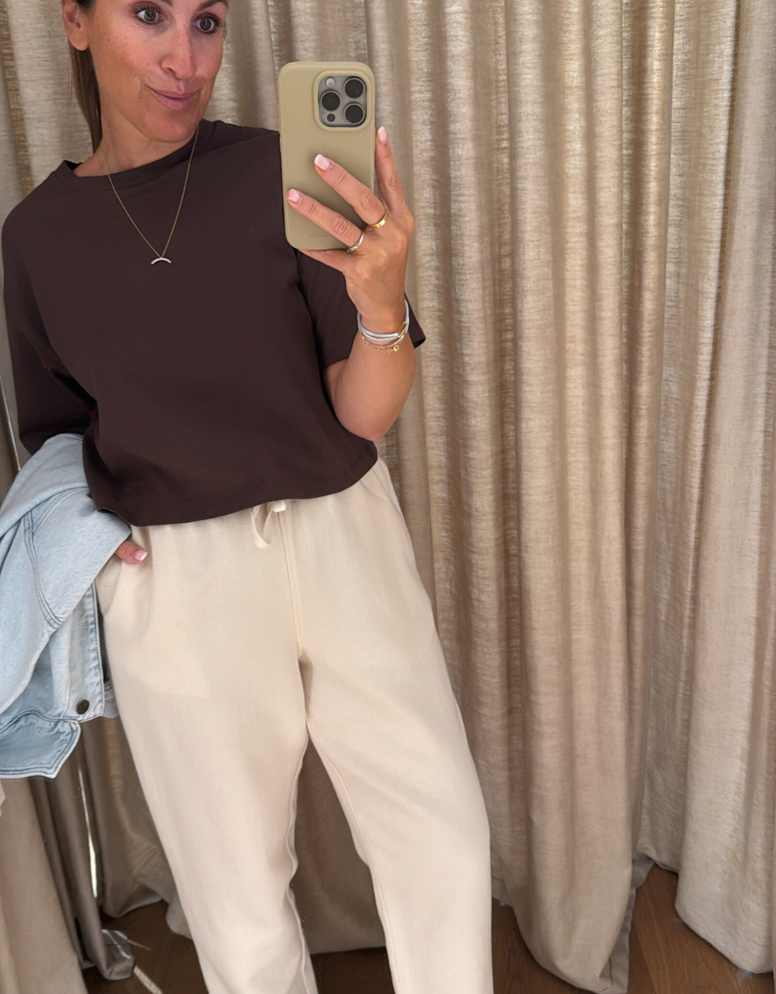 American Vintage Afaz Pants Ecru