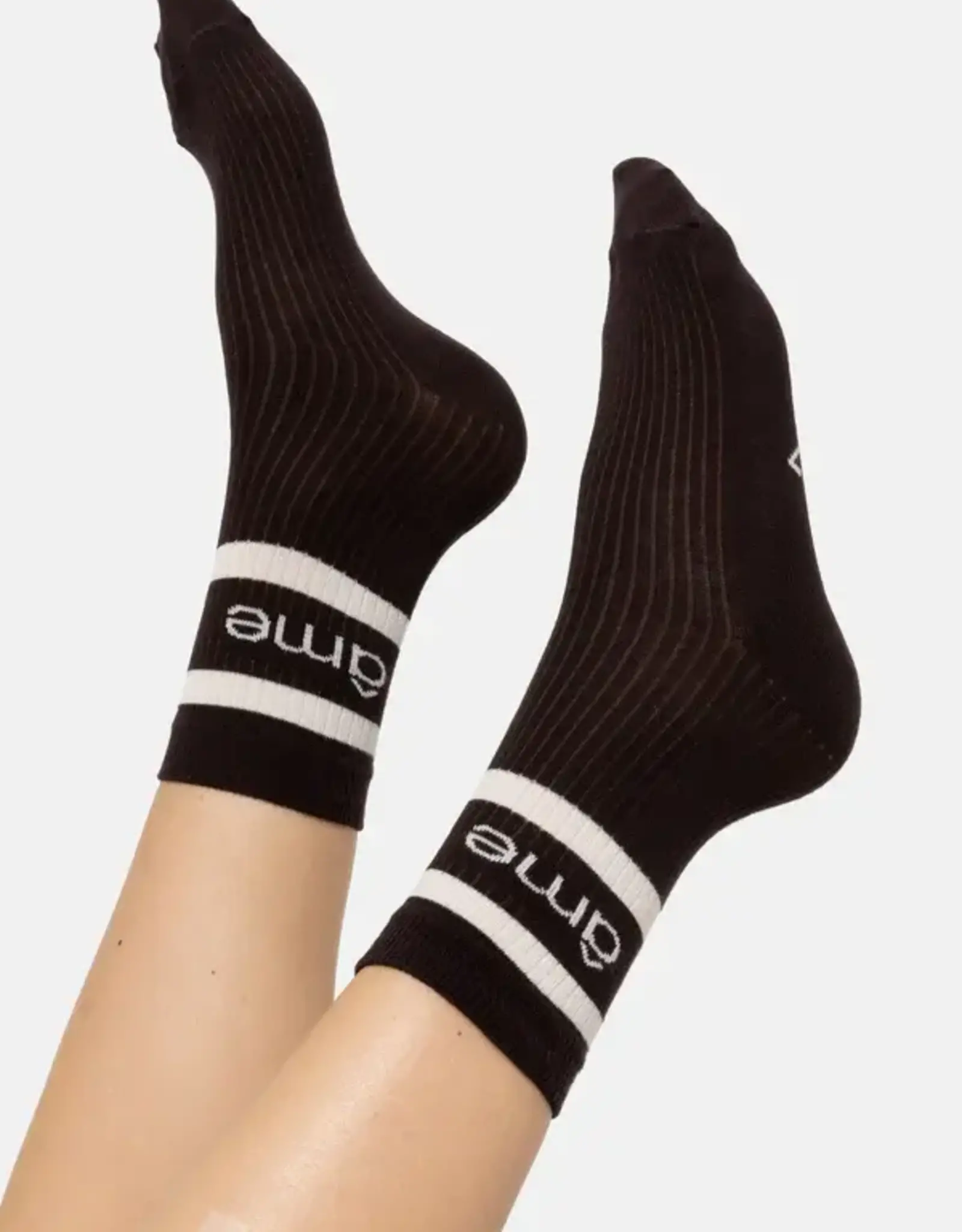 Âme Kanye Socks Brown Ecru