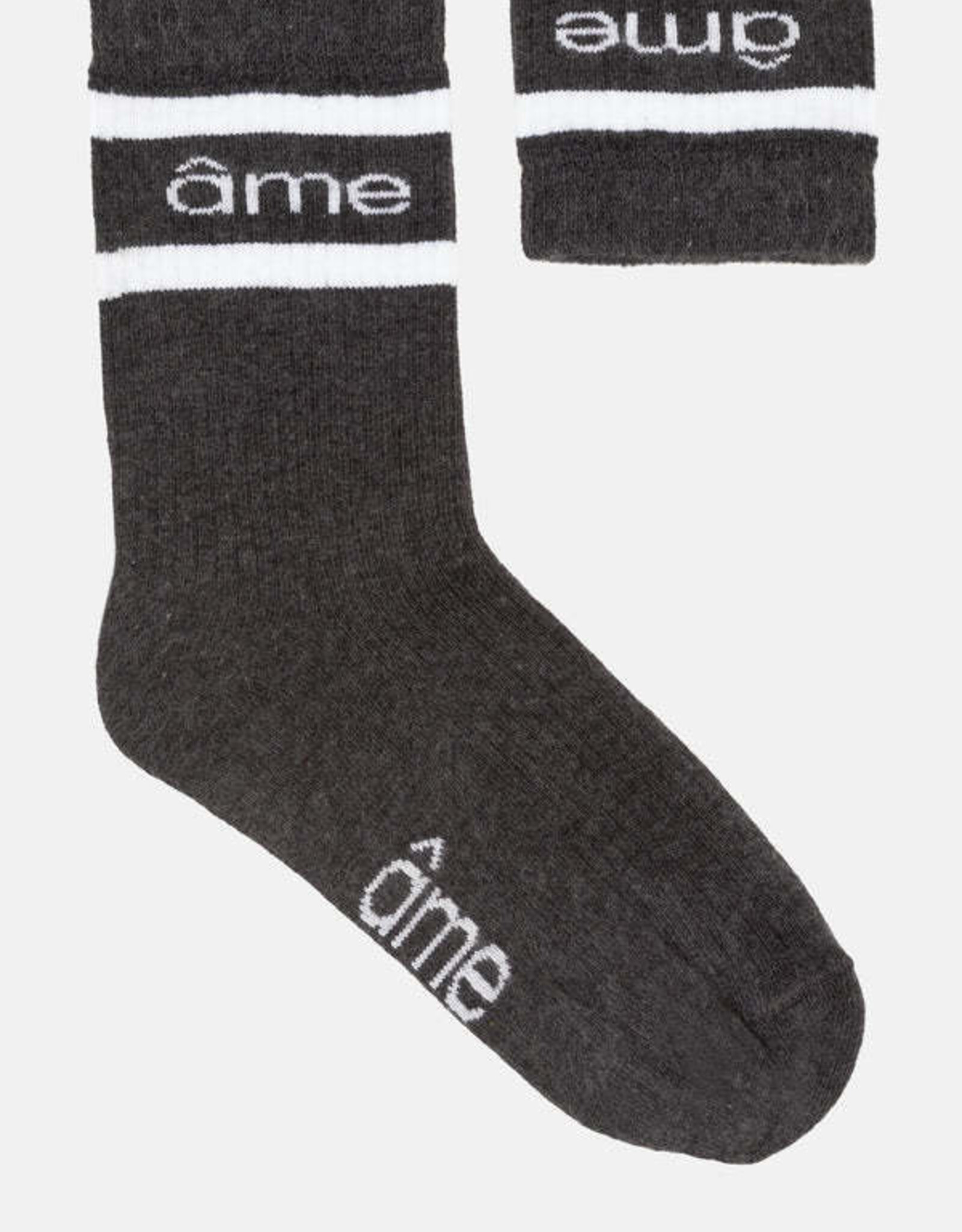 Âme Kanye Socks Grey White